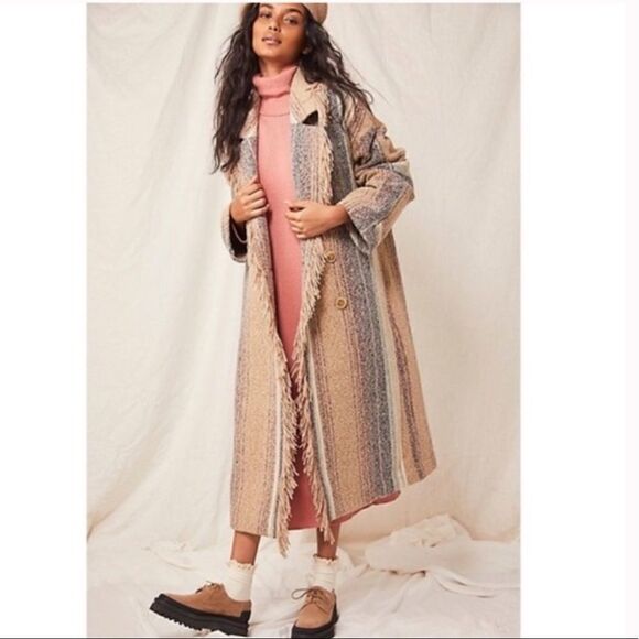 FP We The Free Desert Fringe Coat - Picture 1 of 5